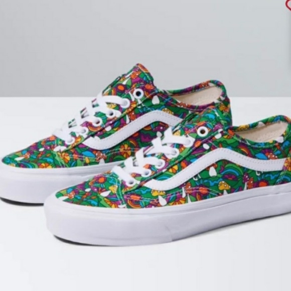 Vans Mushroom Floral Shoe sneaker 7.5 - Picture 5 of 9
